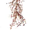 15 (1) J'FLORU Artificial Pip Berry Garland,America Patriotic Garland Red White Blue Pip Berry Garland for 4th of July Decor Independence Day Decoration