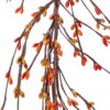 17 (3) J'FLORU Fall Pip Berry Garland - 5FT Artificial Autumn Decor (OrangeYellow)