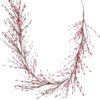 18 (2) J'FLORU Valentines Day Decorations 4.5FT Artificial Valentine’s Day Garland Pink White Berry Garlands with Pink Hearts for Valentine Wedding Anniversary Party Decor