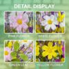 19 (5) J'FLORU Artificial Spring Flowers 18 Pack Spring Floral Picks 17 Inch Flower Stems with Colorful Daisies and Forsythia for Spring Summer Easter Flower Arrangements Centerpieces