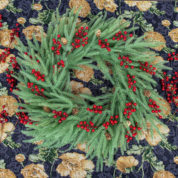 32 (4) J'FLORU 50 Pack Christmas Tree Decorations 6.5 Inch Artificial Berry Stems Red Berry Picks for Xmas Winter Christmas Tree Ornaments Centerpieces Flower Arrangements